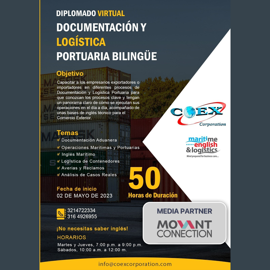 Documentación y logística portuaria bilingüe